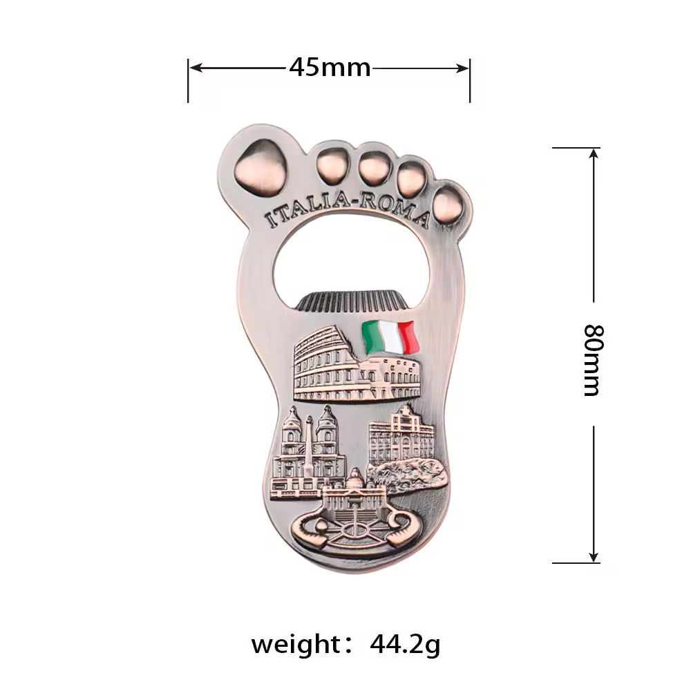 Bronze Roma Fridge Magnet Opener