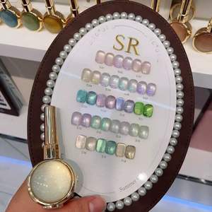 Set de Esmalte de <span class=keywords><strong>Uñas</strong></span> Magnético Efecto Ojo de Gato SR de 18 Colores con Carta de Colores, Kit de Arte de <span class=keywords><strong>Uñas</strong></span> con Efecto Flotante para Uso en Salón y en Casa - Product Image 6