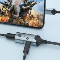 Adaptor Pengisian Daya Audio USB C 2 in 1 60W PD Splitter Hi Fi DAC untuk iPhone 17 16 15 Samsung Galaxy S25 S24 Pixel Tablet
