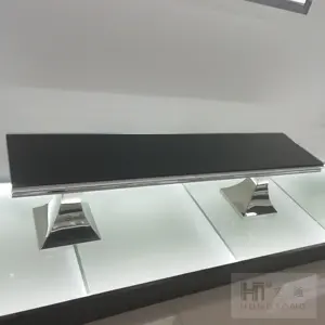 Modern ev temperli cam lüks TV standı oturma odası mobilya