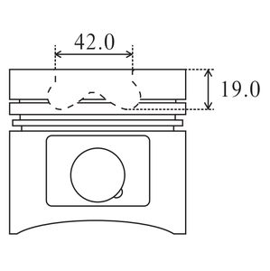 <span class=keywords><strong>F2M</strong></span> 1011F F3M 1011F F4M 1011F Piston moteur 0999400 40073600 - Product Image 1