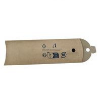 Boîte d'emballage pour lacets en papier kraft écologique de haute qualité avec fenêtre, logo personnalisé imprimé, prix d'usine, vente en gros