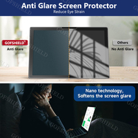 Protecteur d'écran adhésif réutilisable et lavable, filtre anti-reflets et anti-lumière bleue, film facile à installer pour Surface Pro 4/5/6/7