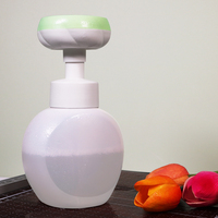 Bouteille pompe vide professionnelle en PET de 350 ml pour shampoing - Distributeur cosmétique écologique avec col de 24 mm