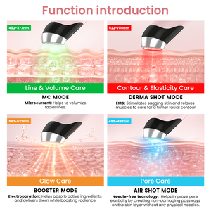 Nuevo Dispositivo <span class=keywords><strong>de</strong></span> Belleza 4 en 1 OEM <span class=keywords><strong>de</strong></span> Marca Privada, Varita para el Cuidado <span class=keywords><strong>de</strong></span> la Piel, Dispositivo Facial para Mejorar la Piel, Masajeador Facial con Empaque Personalizado con Logotipo - Product Image 2