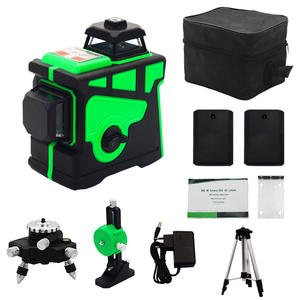 Nivel láser verde de 520 Nm y 12 líneas, mini proyector para exteriores, para nivelación de paredes y pisos - Product Image 2