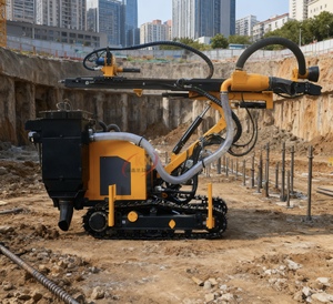 Máy khoan giàn khoan thủy lực KX558A, khoan cọc micropile 20-50m, động cơ diesel 73.5Kw, có thể tùy chỉnh, đang được bán với giá ưu đãi - Product Image 2