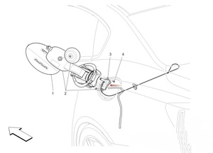 Convient pour Maserati Quattroporte, actionneur de bouchon de réservoir de carburant, moteur de verrouillage du bouchon de réservoir de carburant, moteur de verrouillage de boîte aux lettres, moteur de boîte aux lettres automatique - Product Image 6
