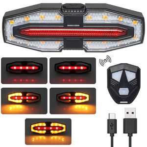 Bike Tail <b>Light</b> with Turn Signals <b>Wireless</b> Remote Control Led Rear <b>Light</b> USB Rechargeable Safety Cycling <b>Light</b> - Product Image 5