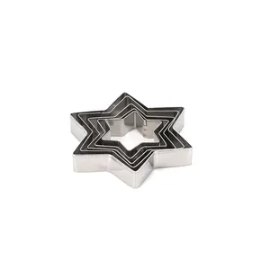 Star Cookie Cutters Kitchen Gadgets Stainless Steel Cookie Chocolate Molds For Baking Bakery Cookie Cutters