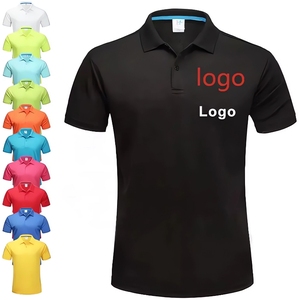 100% Polyester T Shirt Custom Golf Polo Shirt Sublimation Blank Polo Tshirt T-shirt Cotton Men's Polo Shirts for Men