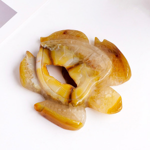 Vendita all'Ingrosso di Figurine in Agata Drusa Naturale Intagliate a Forma di Stella, <span class=keywords><strong>Luna</strong></span>, Farfalla, Cuore e Tartaruga, Pietra Curativa in Cristallo, Ornamento per Arredamento Casa - Product Image 6