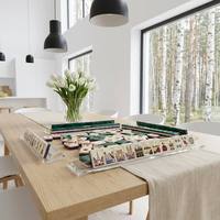 Ensemble de Mahjong Américain Premium en Acrylique en Gros Prêt à Expédier – Jeu de Divertissement Tendance avec Tuiles Esthétiques Modernes en Lucite