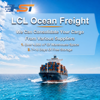 Fret maritime LCL - Expédition maritime avec entrepôt gratuit pendant 10 jours avec 4000 unités ㎡   Installation de stockage de marchandises multi-fournisseurs pour le fret maritime