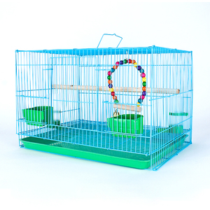 Moins cher animal de compagnie fantaisie oiseau lapin grand gros métal fer pliable oiseau <span class=keywords><strong>perroquet</strong></span> à vendre élevage - Product Image 1