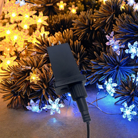 Adaptateur de prise étanche DC 8 fonctions US EU UK AU pour lumières de rideau en forme de glaçon PC, décorations pour Halloween, Pâques, la Saint-Valentin