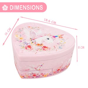Elegante Caja Musical <span class=keywords><strong>de</strong></span> Joyería con Diseño <span class=keywords><strong>de</strong></span> Unicornio Jakos - Regalo Perfecto para Cumpleaños, Navidad y Festividades para <span class=keywords><strong>Niñas</strong></span> - Caja Musical para Niños - Product Image 2