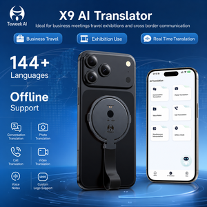 อุปกรณ์แปลภาษา X9 Mini AI รองรับ 146 ภาษา แปลเสียงพูดแบบเรียลไทม์ แปลรูปภาพ OCR ใช้งานได้ทั้งแบบออนไลน์และออฟไลน์ รองรับการใช้งานข้ามแอปพลิเคชันเพื่อการสื่อสารระหว่างประเทศ - Product Image 3