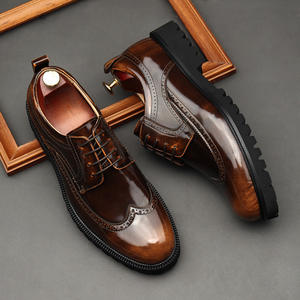 Zapatos de oficina para hombre de cuero genuino de alta calidad, estilo moderno y a la moda, para ocasiones formales. - Product Image 4