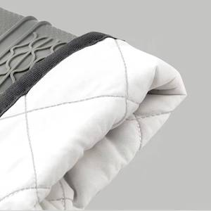 Extra Long Heat Resistant Oven Mitts with <b>Waterproof</b> <b>Silicone</b> Gloves Cotton Liner Dishwasher Safe for BBQ and Grill Use - Product Image 4