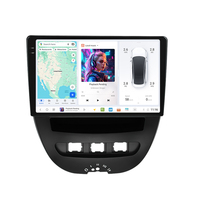 MEKEDE DUDU7 Car-play navegación GPS 2K pantalla reproductor Multimedia Android coche Audio Radio Auto para Peugeot 107 2009-2015