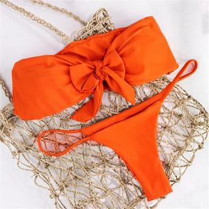 Bikini sexy pour femmes grandes tailles, tissu micro extensible, imprimé floral, string en V, séchage rapide, respirant, antibactérien, service OEM - Product Image 1