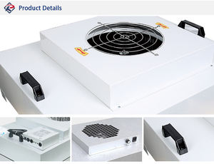 H14 hepa ffu עבור ארון זרימה למינרית מאוורר מסנן יחידה חדר נקי חדר - Product Image 6