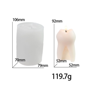 DIY Life Size <strong>Resin</strong> <strong>Angel</strong> Tooth Candle Mold Creative Home Decor <strong>Figurine</strong> - Product Image 4