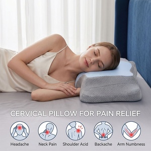 Cuscino Ergonomico in Memory Foam per Supporto Cervicale, Logo Personalizzato, Massaggiatore Cervicale a Lento Ritorno, Sollievo dal Dolore al Collo, Portatile per Casa - Product Image 6