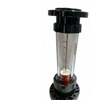 Débitmètre à tube en plastique PVC à section variable pour eau et liquides