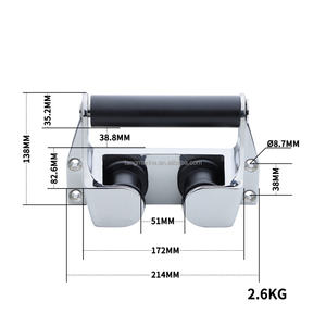 بكرة قارب من الفولاذ المقاوم للصدأ مركب على سطح تانجرين ، بكرة بحرية Cleat <span class=keywords><strong>Bollard</strong></span> <span class=keywords><strong>Bollard</strong></span> من الرصاص من الفولاذ المقاوم للصدأ - Product Image 3