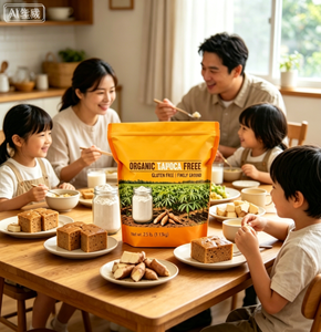 Amidon de tapioca biologique non OGM, <span class=keywords><strong>farine</strong></span> de manioc biologique haute pureté, sans additifs artificiels, sac en vrac - Product Image 6