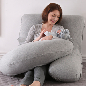 Almohada de embarazo en forma de U, alta calidad, cómoda, maternidad - Product Image 4