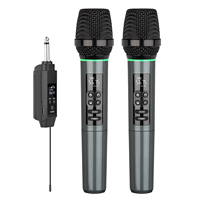 Microphone portable sans fil dynamique professionnel AX2, universel, pour chant, karaoké, danse, cardioïde, léger