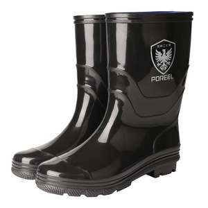Bottes <span class=keywords><strong>de</strong></span> pluie mi-mollet pour hommes pour la <span class=keywords><strong>sécurité</strong></span> au travail, résistantes à l'usure, construction spéciale pour les chantiers, <span class=keywords><strong>chaussures</strong></span> imperméables - Product Image 5