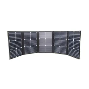 Plegable impermeable Flexible Panel Solar 100w 120w 150w 180w 200w 250w 300w película delgada Flexible Roofing Panel Solar