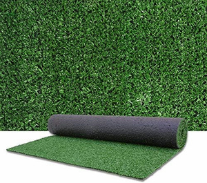 Alfombra de césped de plástico sintético económico para exteriores con agujeros de drenaje para patio trasero, Patio, jardín, balcón, alfombra - Product Image 2