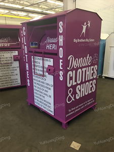 Contenedor de Almacenamiento de Acero Galvanizado para Exteriores, para Donaciones y Reciclaje de <span class=keywords><strong>Ropa</strong></span> Usada, Caja de Donación de <span class=keywords><strong>Ropa</strong></span> para Exteriores - Product Image 5