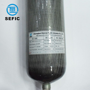 Bình khí nén cao áp <span class=keywords><strong>3L</strong></span> 6.8L 9L 12L 4500psi 30mpa 300bar, bình khí carbon fiber, bình lặn - Product Image 4