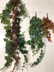 J-3087 OEM al por mayor colgante de pared Planta artificial hojas de hiedra ramo para jardín dector - Product Image 6