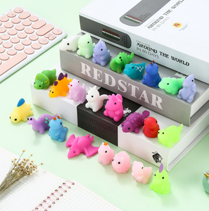Nouveau design en gros : Jouet anti-stress Mochi Canard souple, mignon et moelleux, avec perles et paillettes, en matériau TPR, multi-usages - Product Image 6