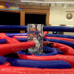 Jeu d'effacement gonflable extérieur Jeu d'effacement d'obstacle coloré pour enfants et adultes - Product Image 1