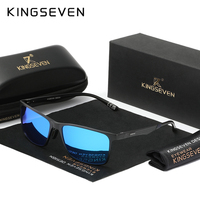 Gafas de Sol Polarizadas de Aluminio KINGSEVEN UV400 Antideslumbrantes para Hombre y Mujer 7190 Nuevo Modelo con Logotipo en la Lente
