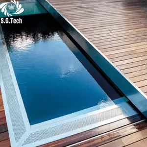 2026 Automatic <b>Sliding</b> Deck <b>Pool</b> Covers by Customized Floor for Outdoor Swimming <b>Pool</b> SS304 Material JACUZZI - Product Image 4
