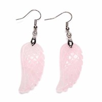 Boucles d'oreilles ailes d'ange en argent sterling 925 plaqué or, style luxe léger, pour femmes