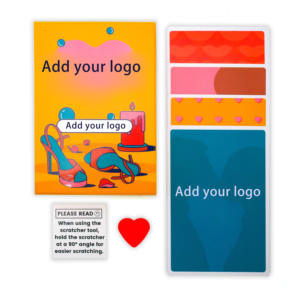 Tarjetas de Juego Interactivas Duraderas, Diseño Creativo, Tarjetas para Rascar Recubiertas, Material de Papel, Tarjetas de Juego para Rascar - Product Image 2