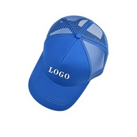 Gorra de béisbol de malla unisex de sarga deportiva de 5 paneles con logotipo bordado a mano personalizado, estilo camionero, de moda, imagen común