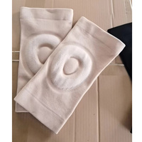 Genouillères de danse OEM ODM en nylon tricoté, avec coussin en gel épaissi et antidérapant, pour pole dance et basketball