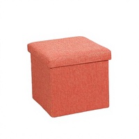 Banc de bout de lit pliable, ottoman de rangement et repose-pieds rembourré en tissu pour salon, chambre, couloir, entrée d'hôpital