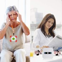 Daytech CC02-1 – Récepteur de vibrations d'urgence sans fil pour soignants, sonnette d'appel SOS pour personnes âgées et usage hospitalier